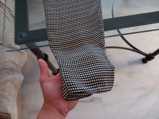 Pantalón de mujer cuadros blanco y negro