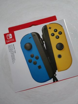 Mandos Nintendo Switch JoyCon Par Azul/Amarillo