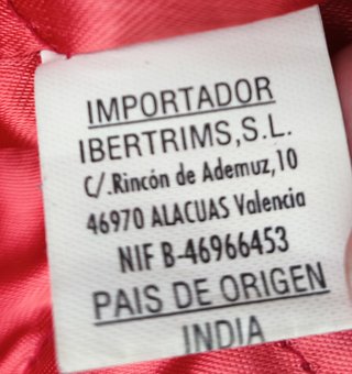 Chaqueta de piel roja de mujer