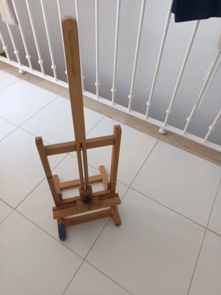 Atril de madera para pintar