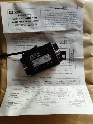 Acoplador Direccional Icom WRC-450