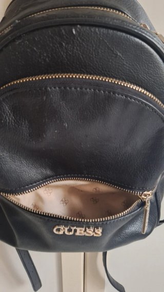 Zaino Guess nero in pelle