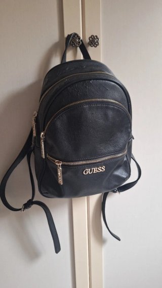 Zaino Guess nero in pelle