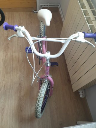 Bicicleta infantil rosa Princess