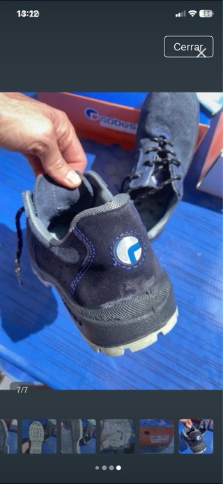 Zapatos de trabajo Robusta Talla 41/42 + Guantes