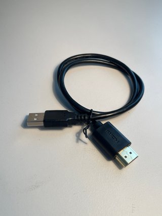 Cable POFET USB a HDMI Carga 50cm