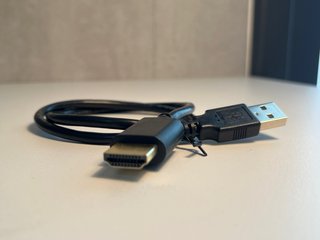 Cable POFET USB a HDMI Carga 50cm