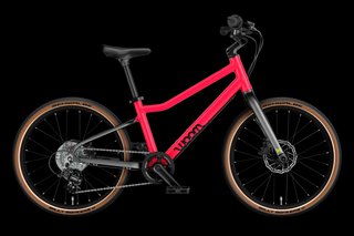 Bicicleta Woom 4 Xplore Rosa Neón