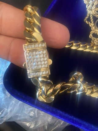Cadena Oro 18k 56 gramo 1,3 de ancho y 62 cm largo
