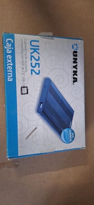 Caja Externa UNYKA UK252 Aluminio 2.5 HDD