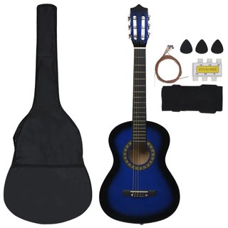 Chitarra Classica con 8 Pezzi Accessori per Principianti