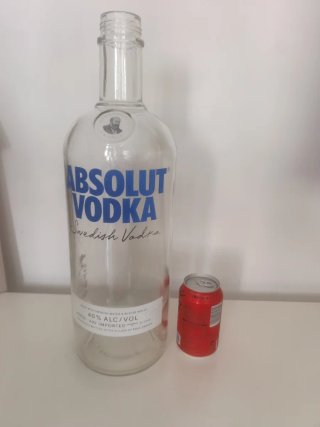Botella Absolut Vodka 4.5L Vacía.