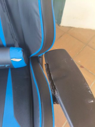 Silla Gamer Drift Negra y Azul
