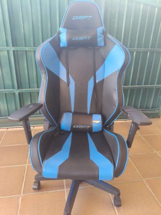 Silla Gamer Drift Negra y Azul
