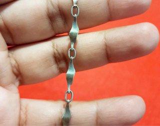 Pulsera Vintage Plata Eslabones Retorcidos