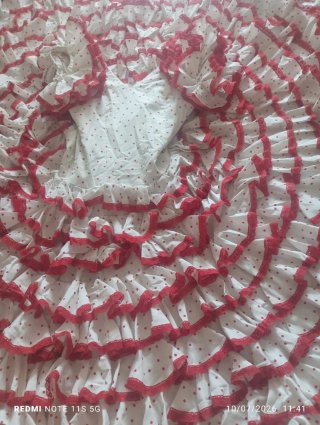 Traje de flamenca talla M / 38
