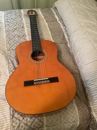 Guitarra Eléctrica Roja y flamenco