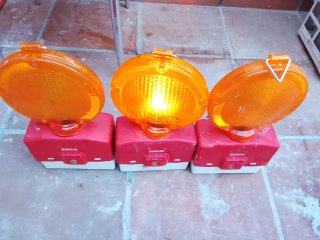 3 Luces de Señalización Obra MAUSA