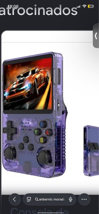 Consola Anbernic R36S Morada