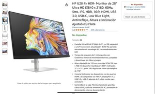 Mac Mini M2 256GB + Monitor HP 28 + Teclado Apple