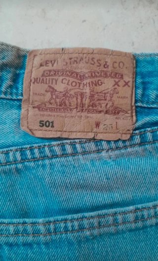 Levi's 501 Vintage Shorts Blu