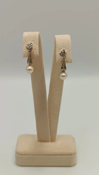 Pendientes de oro de 18kt.