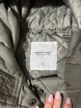 Parka El Corte Inglés verde militar