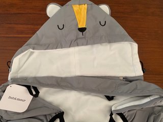 Funda Bebamour Invierno Oso Gris