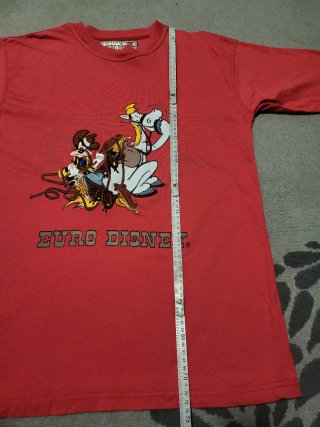 T-shirt Vintage Euro Disney 90s Taglia S/M