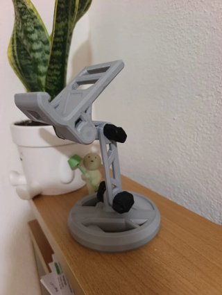 Soporte Móvil/Tablet Articulado 3D Gris