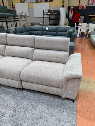 Sofá Chaise Longue Eléctrico Reclinable Beige