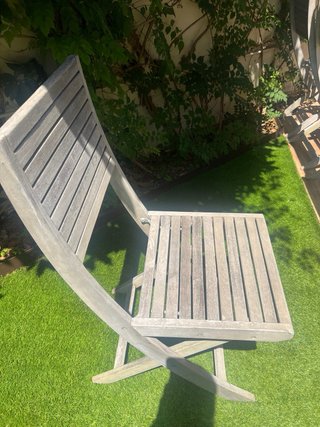 Sillas de madera de acacia plegables para exterior