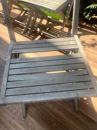 Sillas de madera de acacia plegables para exterior