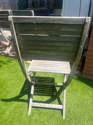 Sillas de madera de acacia plegables para exterior