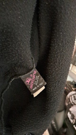 Chaqueta Vintage Giordana Azul y Negra  negociable