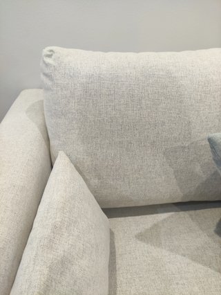 Sofá 2 plazas Ikea gris tela como nuevo