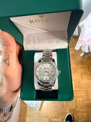 Reloj RLX Datejust Oro/Plata Diamantes