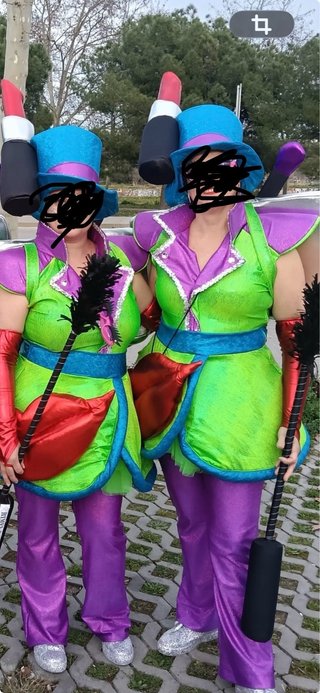 Disfraz Maquillaje Tallas S y L