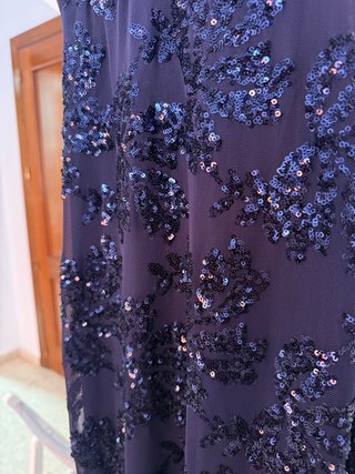 Vestido Oh Juliette Azul Lentejuelas SIN ESTRENAR.