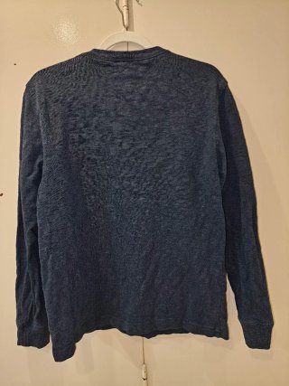 Polo Tommy Hilfiger manga larga azul Talla S