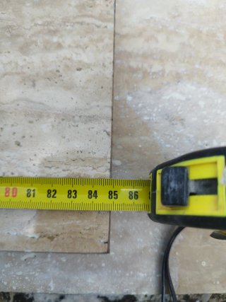 Placas de mármol travertino