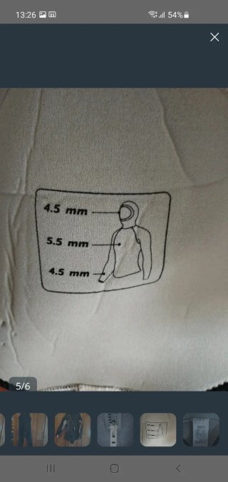 Traje de buceo Tribord