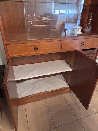 Vetrina Vintage in Legno e Vetro