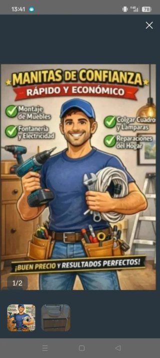 Manitas a domicilio,reparaciones,montaje y pintura