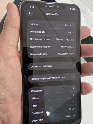 iPhone 11 Pro Max 128GB Oro
