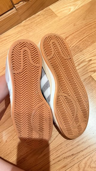 Adidas Campus Gris/Blanco Usadas 2 Veces