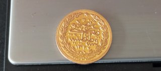 Moneda Oro 100 Kurush Imperio Otomano