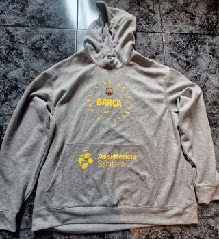 Sudadera FC Barcelona Basketball Nike Gris barça .