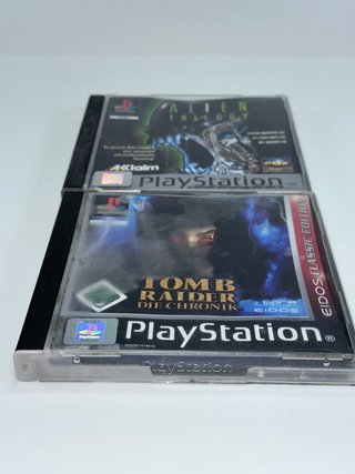 Alien Trilogy & Tomb Raider Chronicles PS1