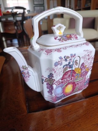Tetera Mason's Fruit Basket Octogonal Vintage